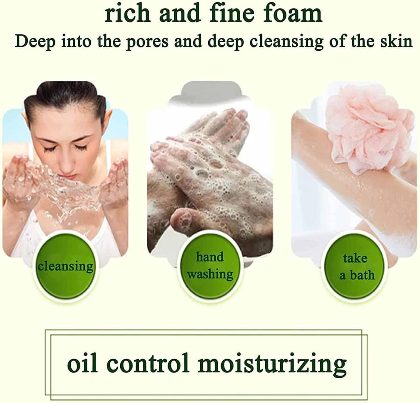 2024 Citronella Soap Bar, Citronella Lemon Soap,Firming and Brightening Your Complexion,Natural Handmade Soap Bar for All Skin Types image number 1