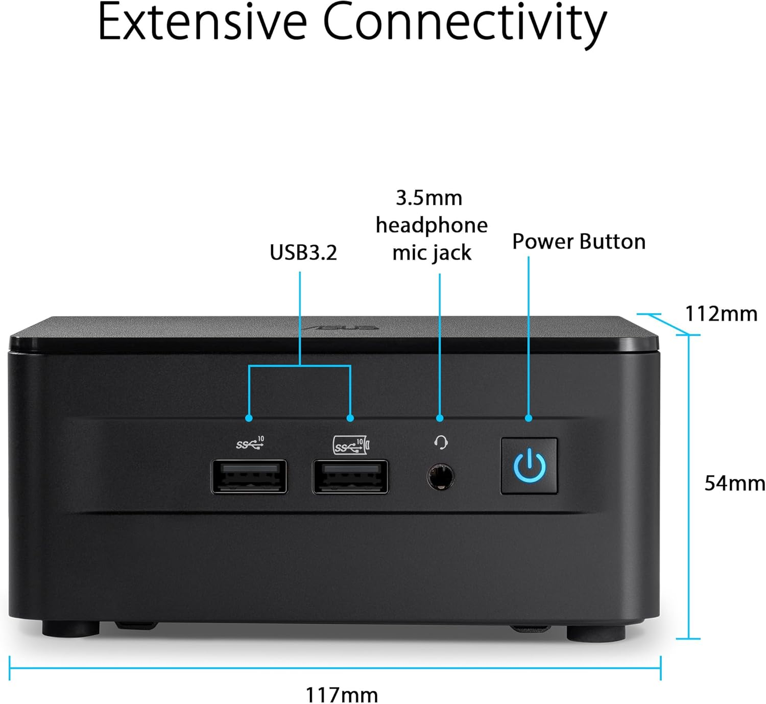 ASUS NUC 13 Pro Kit Slim Model I7 with 13Th Generation Intel&reg; Core&trade; Processor Small Barebone Kit RNUC13ANKI700000I image number 5