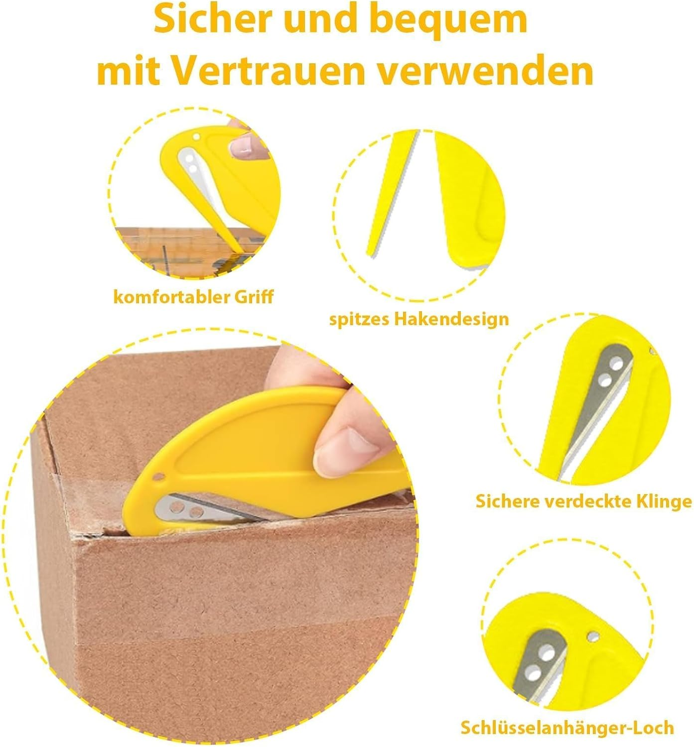 GIONAR Pack of 5 Letter Opener, Dematting Knife, Envelope Cutter, Plastic Cutter, Knot Comb for Cats, Dematting Comb for Dogs, Efficient Grooming for Cats and Dogs image number 6