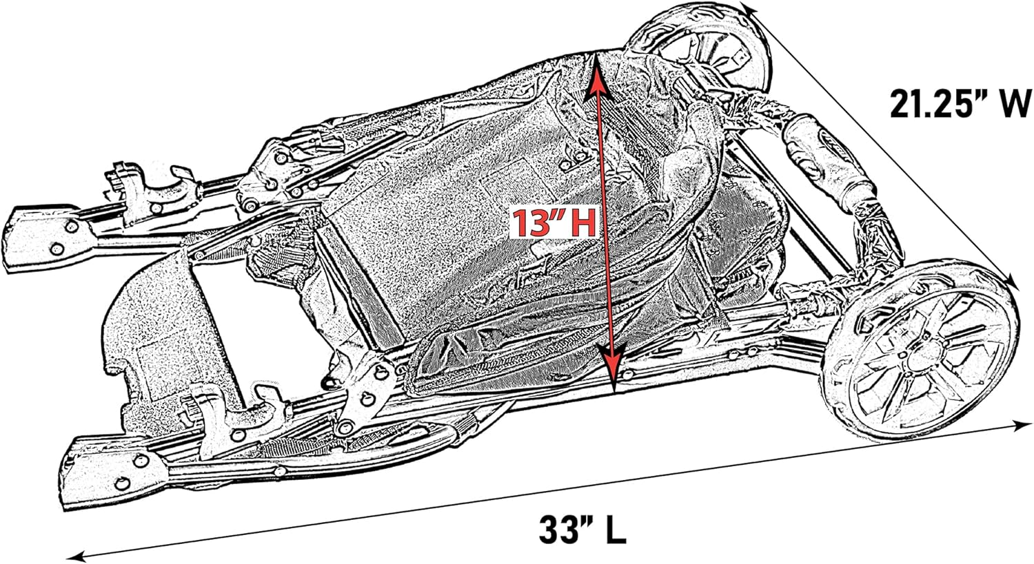 Pet Gear No-Zip Special Edition 3 Wheel Pet Stroller for Cats/Dogs, Zipperless Entry, Easy One-Hand Fold, Removable Liner, Cup Holder, 4 Colors image number 5