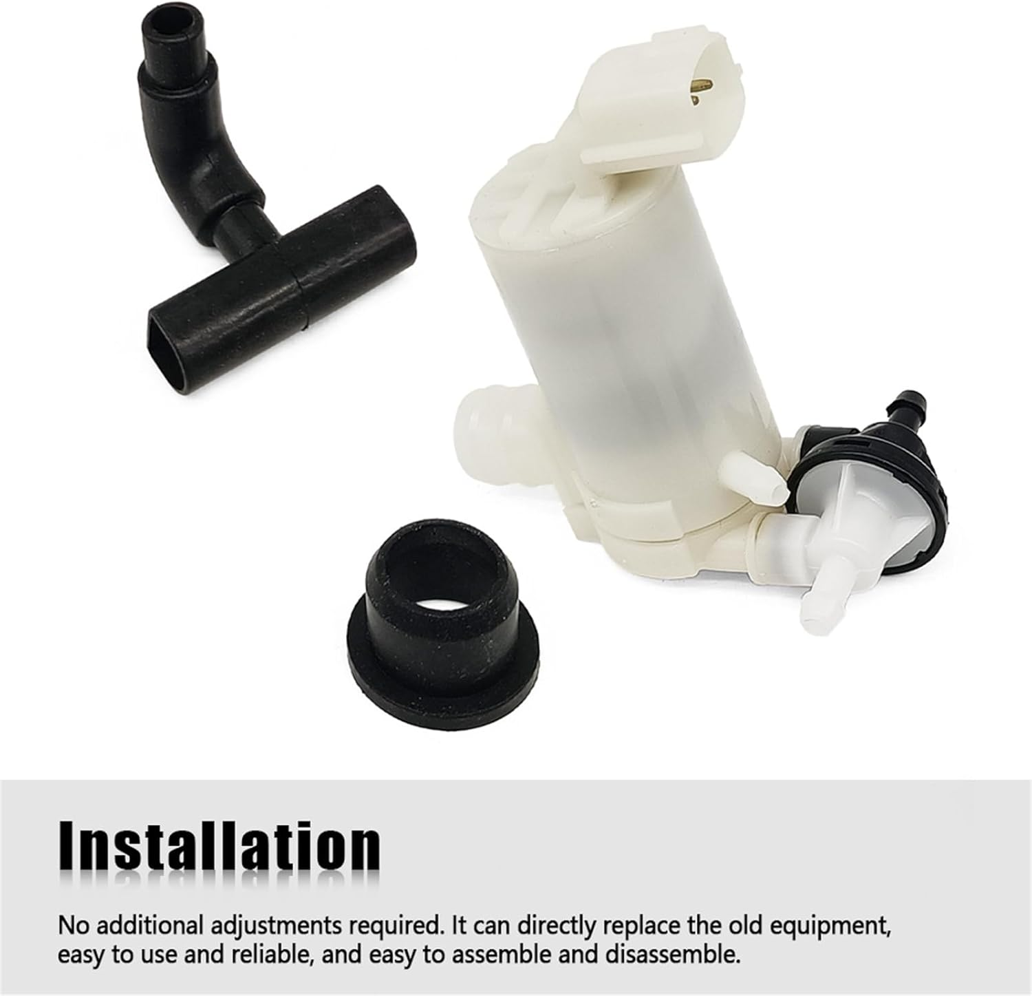 Windshield Washer Pump Compatible with Mazda CX-3 2015-2020 Replace D651-67-482A Windscreen Washer Pump image number 2