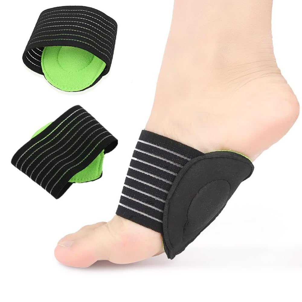 Cushioned Plantar Fasciitis Foot Arch Supports, H HOME-MART Compression Fasciitis Cushioned Support Sleeves, Plantar Fasciitis Foot Relief Cushions for Plantar Fasciitis, Fallen Arches, Achy Feet Problems for Men and Women image number 3