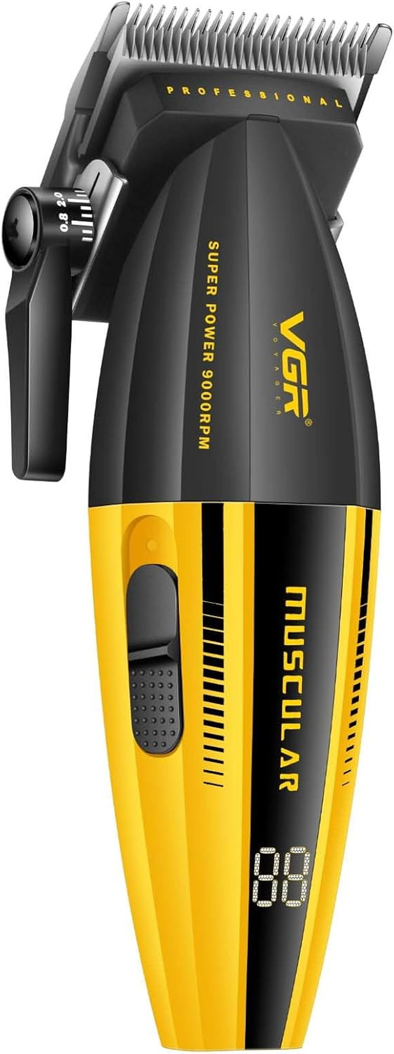 VGR 285 Fresh Fade Hair Trimmer for Men, 9000RPM Professional Barber Clipper for Haircut, Wireless Small Trimmer, Lightweight Versatile Barber Set with LED Display image number 1