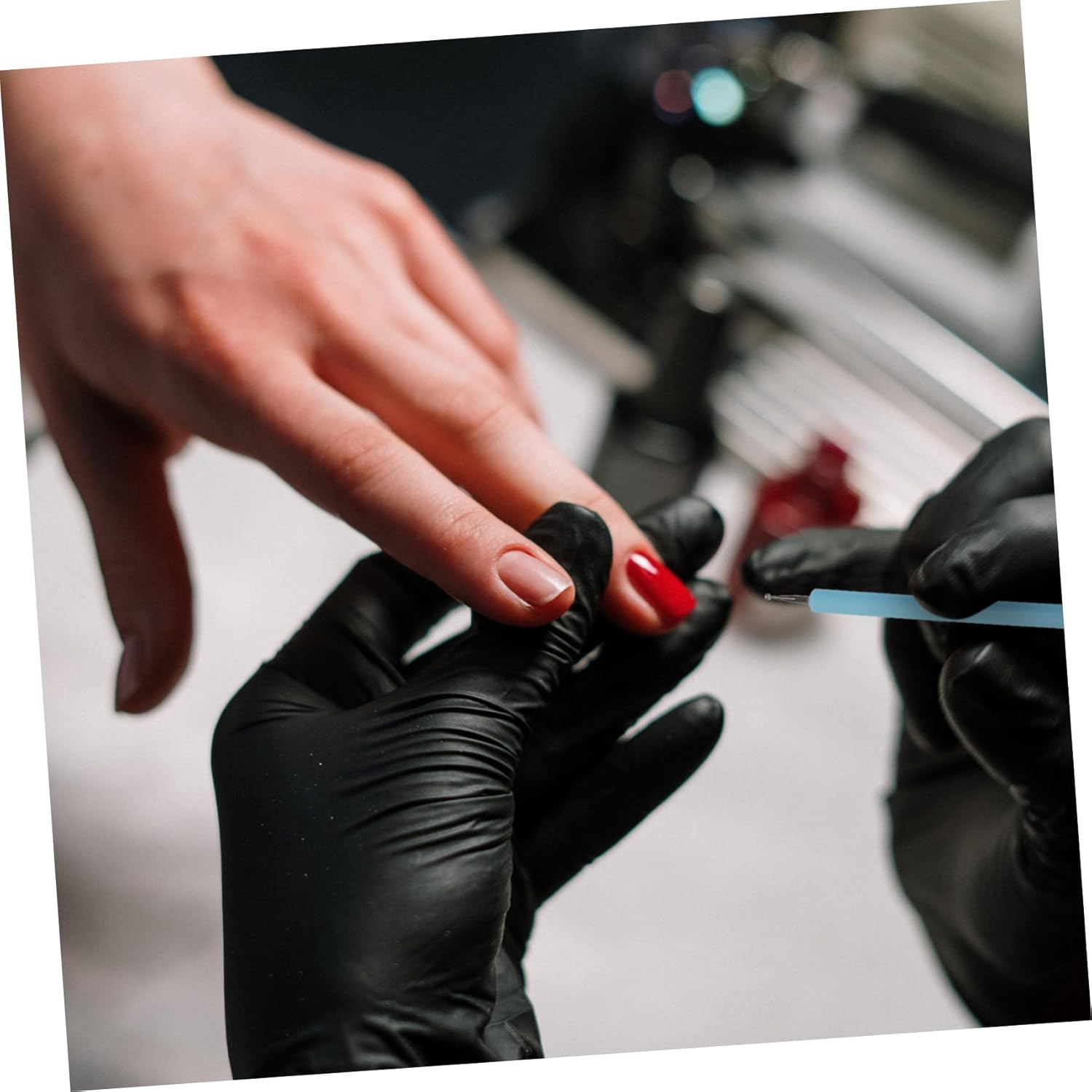 Ipetboom 5Pcs Dual Head Nail Art Dotting Pen Silicone Brush for Nail Art Lovers for Patterns Flowers - Pink image number 7