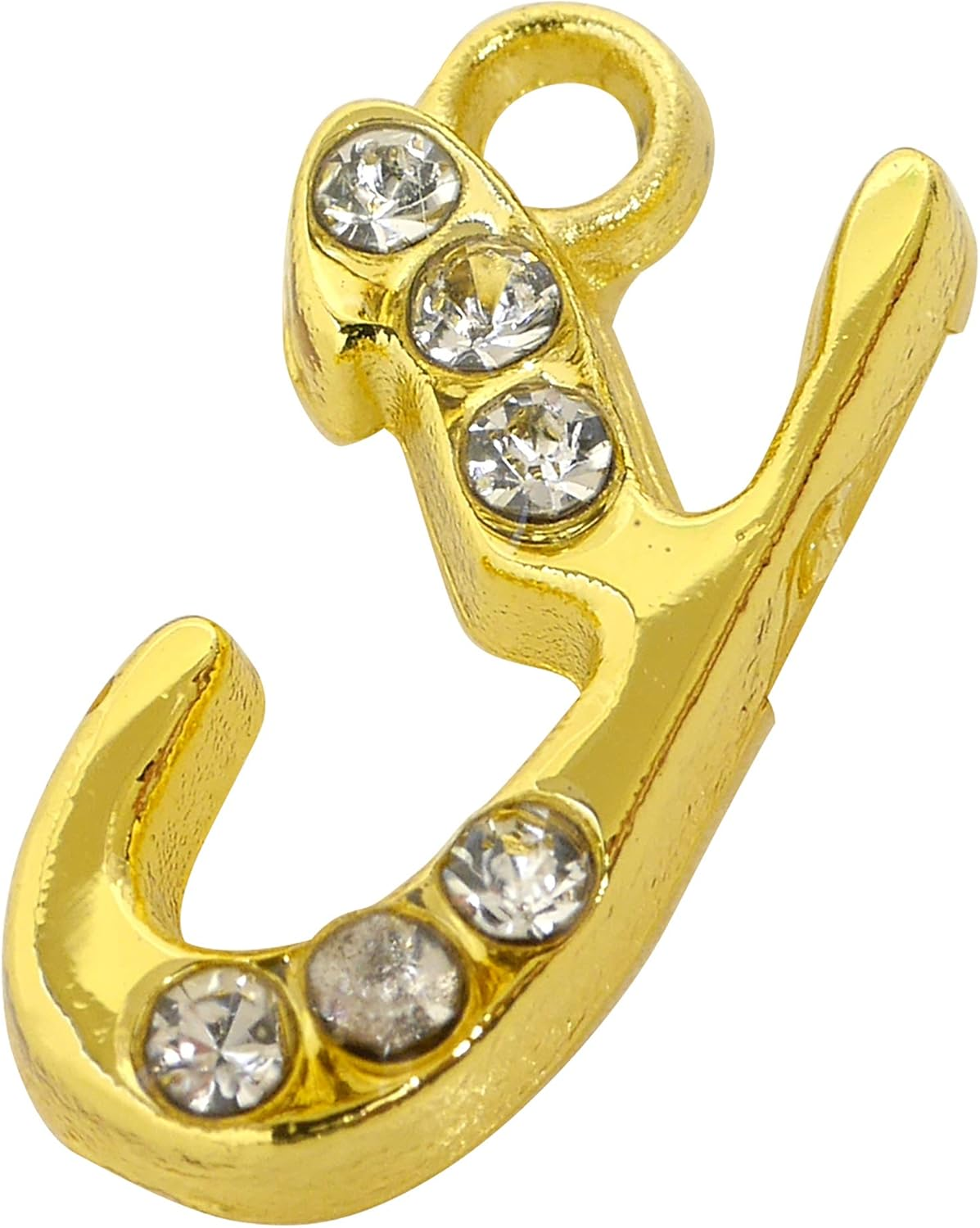 Sofia Corporation B-44-G Accessory Parts Alphabet Rhinestone with Can 0.7 Inch (17 Mm) Gold Y 1 Piece