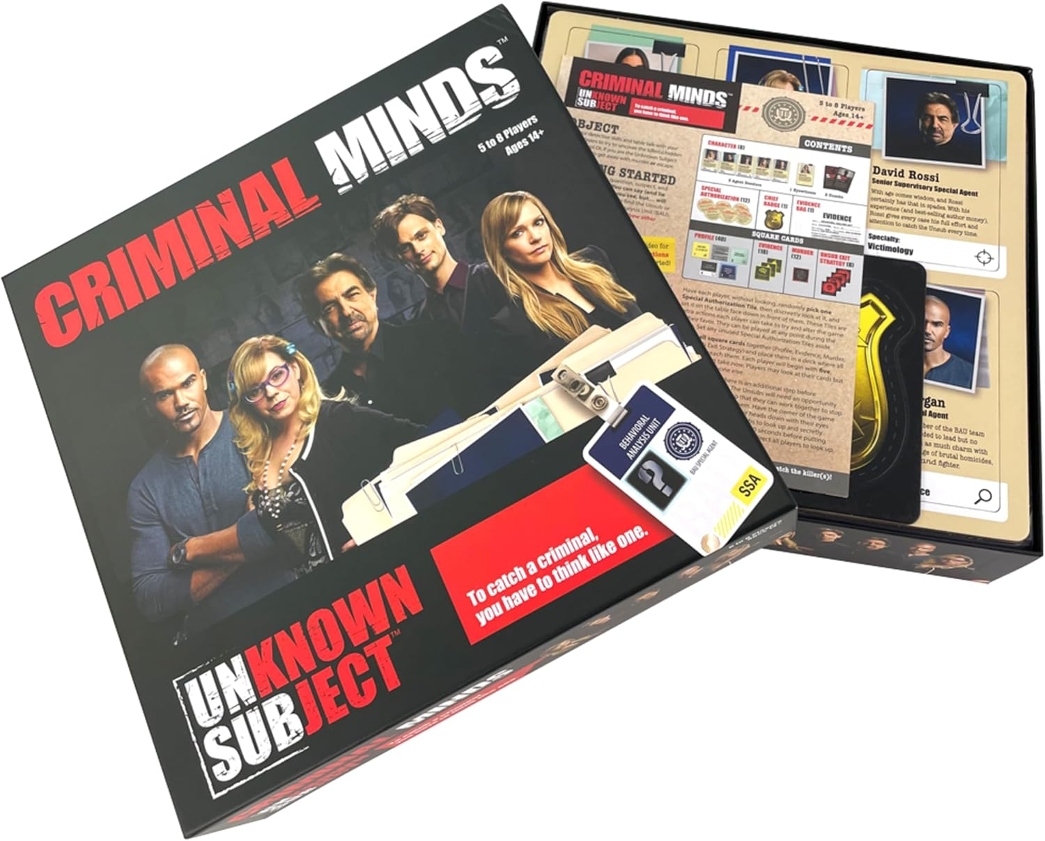 Criminal Minds Unknown Subject - Unsub - Fast-Paced Social Deduction Game - Play as Characters from the Hit Show - Ages 14+ - 5&ndash;8 Players