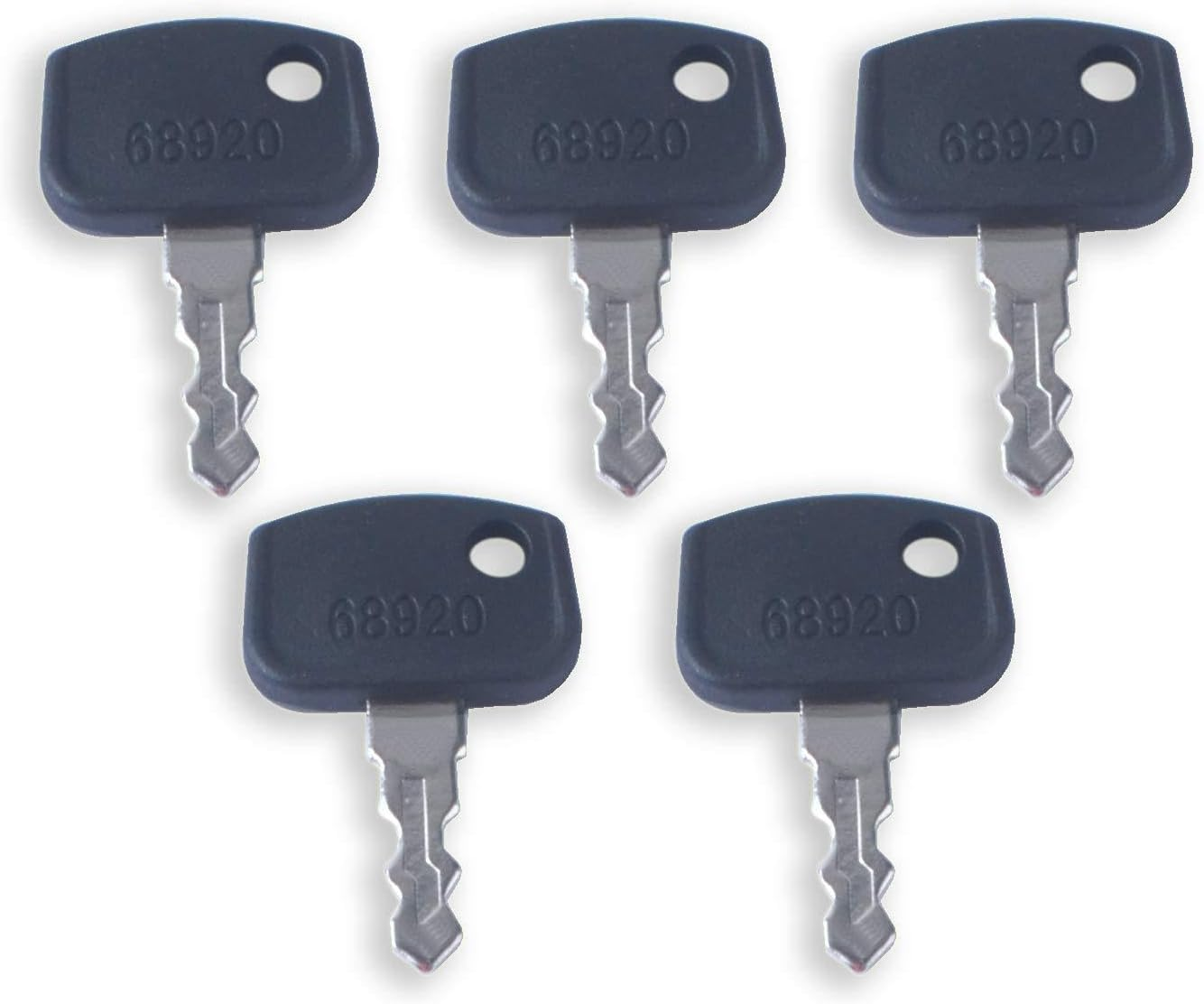 10 Pack Ignition Keys 68920 PL501-68920 for Kubota UTV RTV 500/900, B26, BX1860/BX2360, ZD321/ZD323 Tractors, Trucks & Lawn Mowers