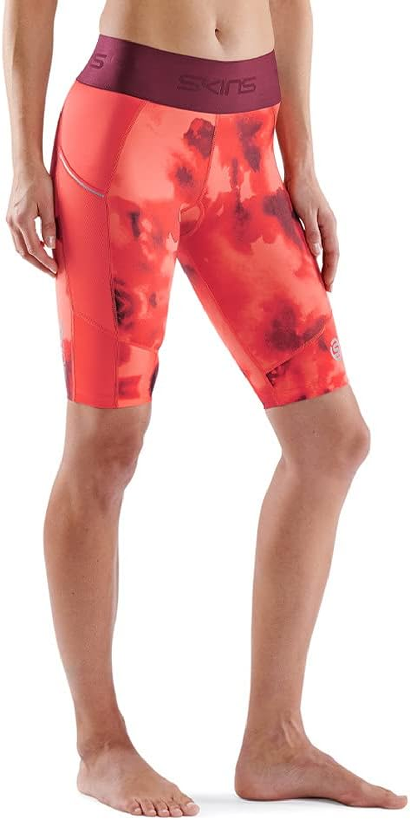 Skins Compression Series 3 Womens L Half Tights Activewear/Training Spark Camo image number 2