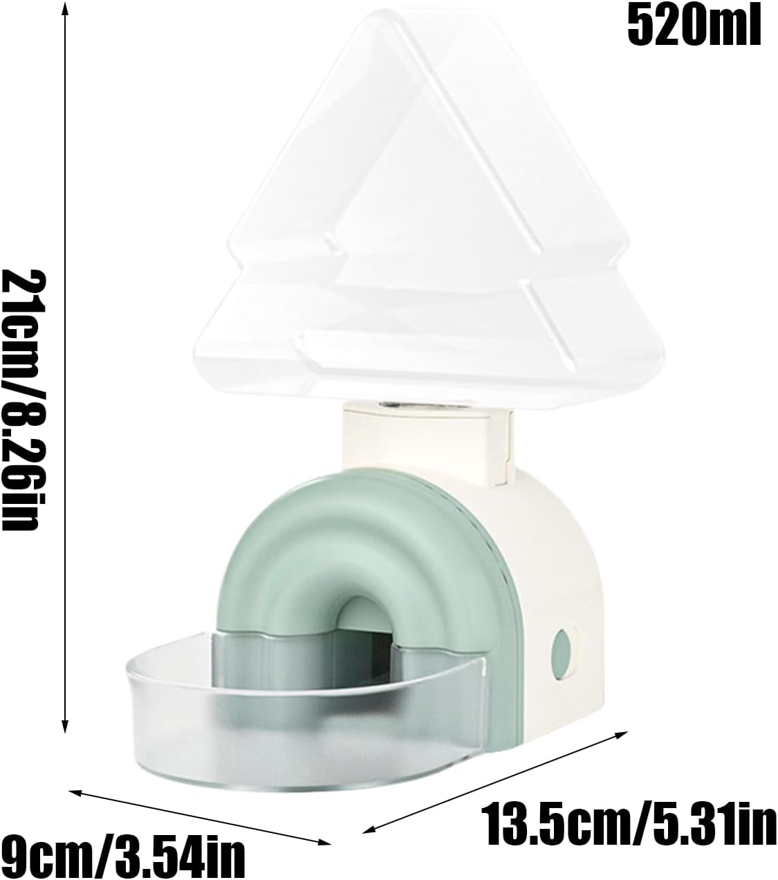 Small Pet Waterer, Animals Pet Feeder and Waterer Set, Automatic Food and Water Bowl, Hangable and Space-Saving, Easy to Clean for Pets image number 4