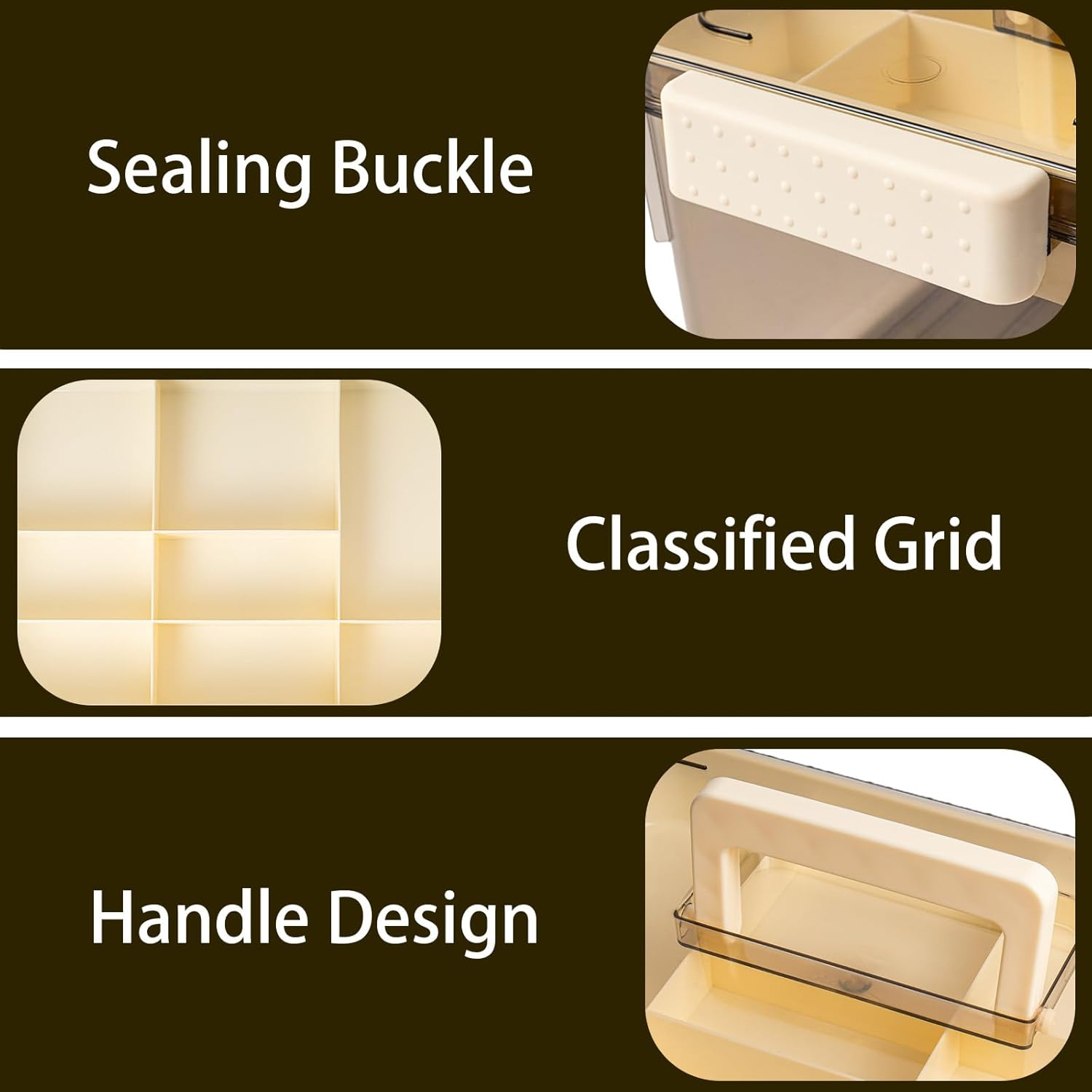 Portable Medicine Storage Box Organiser, Multipurpose Medical Box with Pill Box, Water-Resistant First Aid Kit Container with Handle for Home, Travel & Emergency Use image number 5