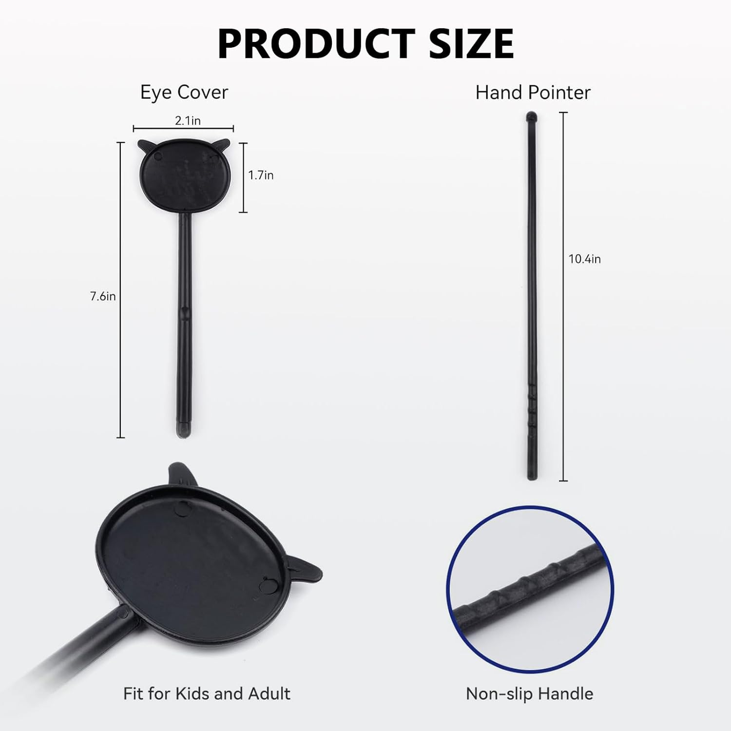 Snellen Eye Chart for Vision Testing at Home or Office, 22X11 Inches Wall Decor with Eye Occluder and Pointer for Eye Exams - Ioklin image number 4