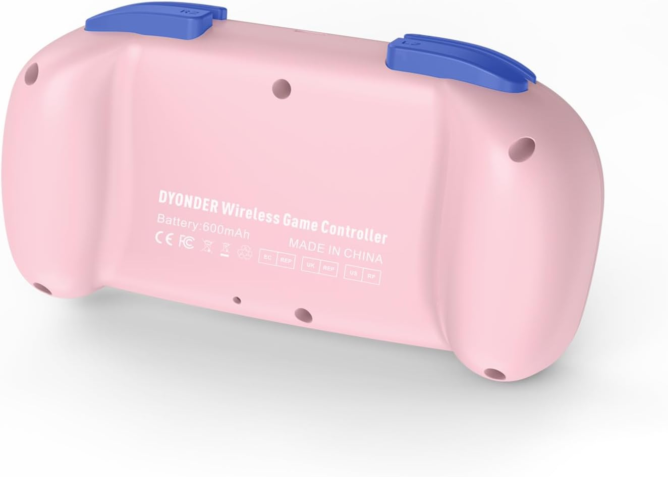 DYONDER Wireless Controller for Ps4,Mini Style PS4 Gamepad Compatible with Ps4/Pro/Slim,Pc Game Remote for Window10/8/7,Gaming Controller with Dual Vibration/6-Axis Sensor/Audio Function(Pink) image number 4