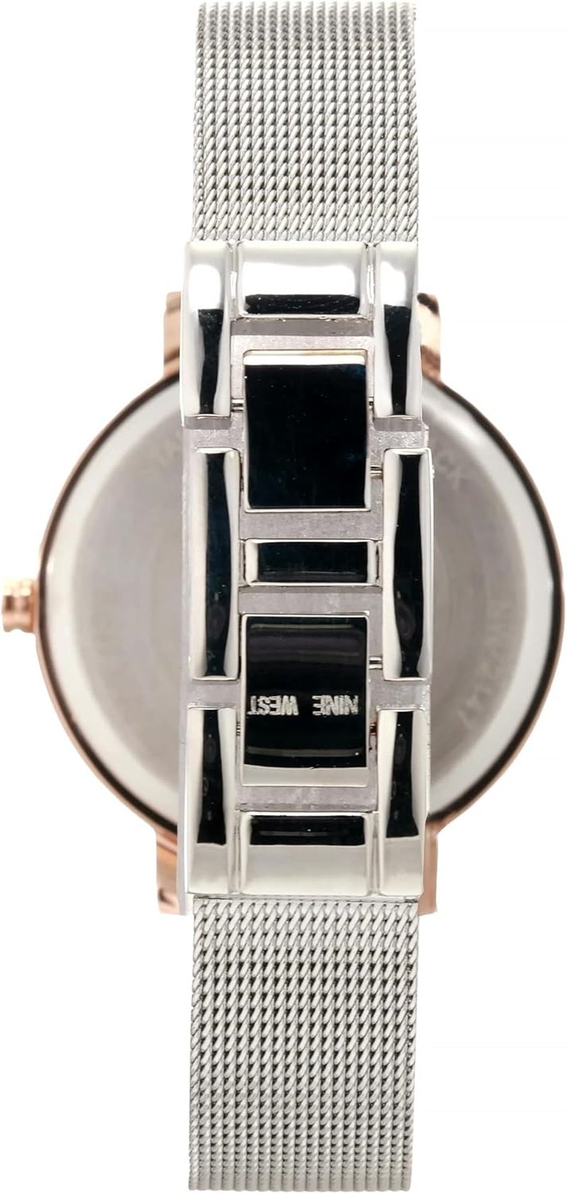 Nine West Women'S Mesh Bracelet Watch - Gold image number 7