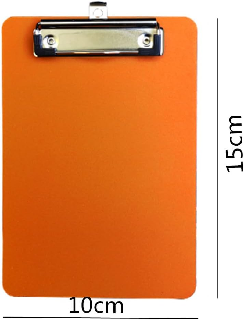 Loopunk 5 Pieces Mini Clipboard Small Clipboards, Plastic Colorful Cute Clipboard Memo Pocket Clip Boards for Shopping Lists, Scoresheet Clipboards for Restaurants, Offices (10 * 15Cm) image number 3