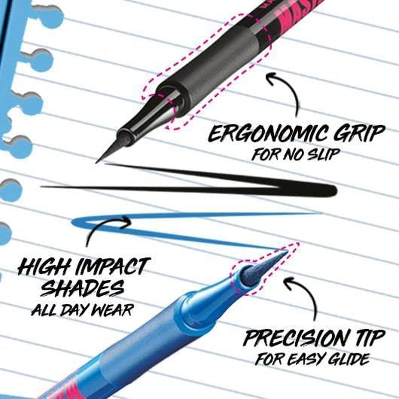 Maybelline New York Eyestudio Hyper Precise All Day Liquid Eyeliner 1.1 Ml, Black image number 2