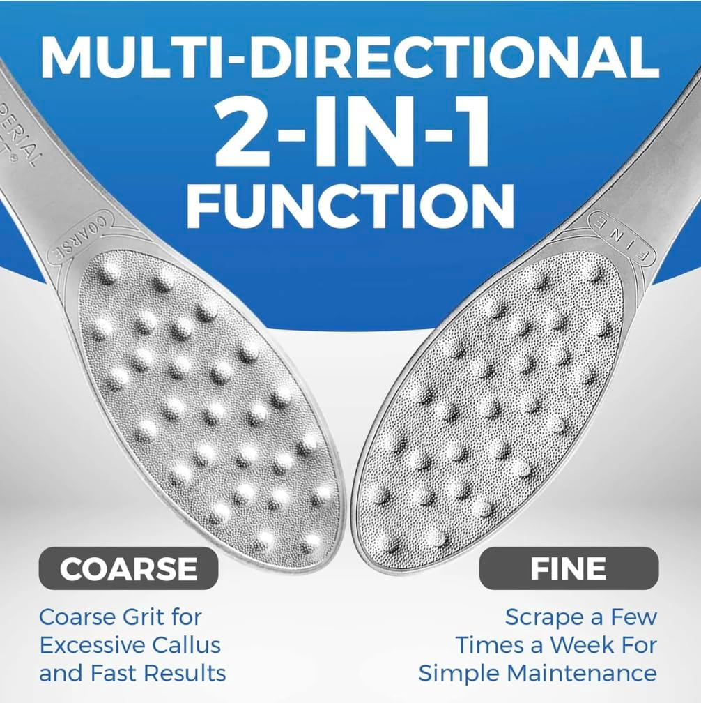 Callus Remover for Feet Extra Strength with Stainless Steel Foot File (Pedicure Grade) - Professional Foot Rasp Callus Remover Softener - Callus Care Heels, and Hands - Cuticle Remover & Softener image number 5