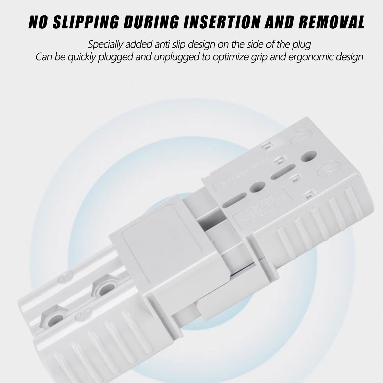 Wzenclave 1 Pcs Cigarette Lighter Adapter 2M Anderson Plug Extension Cable 12V Anderson Plug Connector Lead Style Connector to EU Male Plug 16AWG Cable for Caravan Accessories image number 6