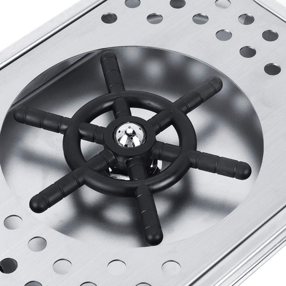 Cup Washer,Stainless Steel Automatic Pitcher Rinser Cup Washer Glass Cleaning Rinser Suitable for Hotel,Bar,Coffee Shop,Home to Clean Coffee Milk Tea Cup (13 X 7.1 X 2.8In) image number 5