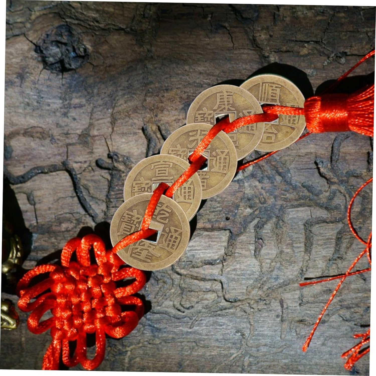 Tofficu 100Pcs Ancient Chinese Coins Fake Pirate Coin Cars Playset Chinese New Year 2023 Feng Shui Coins Chinese Money Coins Pirate Decor Antique Coins Emperor Lucky Coin Copper Das image number 3