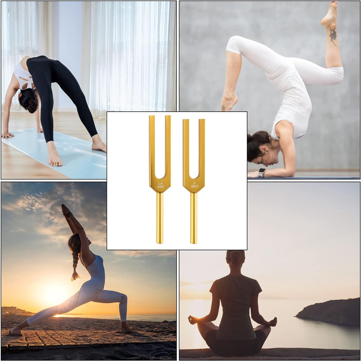 Spacesea Tuning Forks for Healing Set &ndash; 9 Chakra Frequencies 174Hz to 963Hz | Precision Aluminum Alloy | Meditation, Yoga, Sound Therapy, Energy Balancing Tools image number 5
