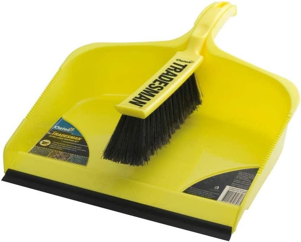 Oates Tradesman Dustpan and Brush, X-Large