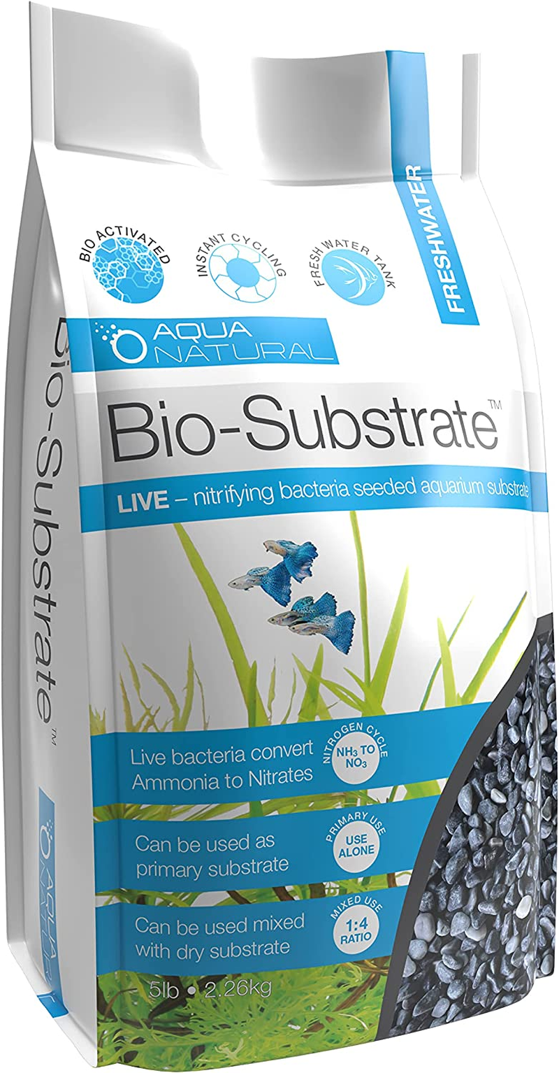 Aqua Natural Bio-Substrate Aquarium Gravel, Shadow