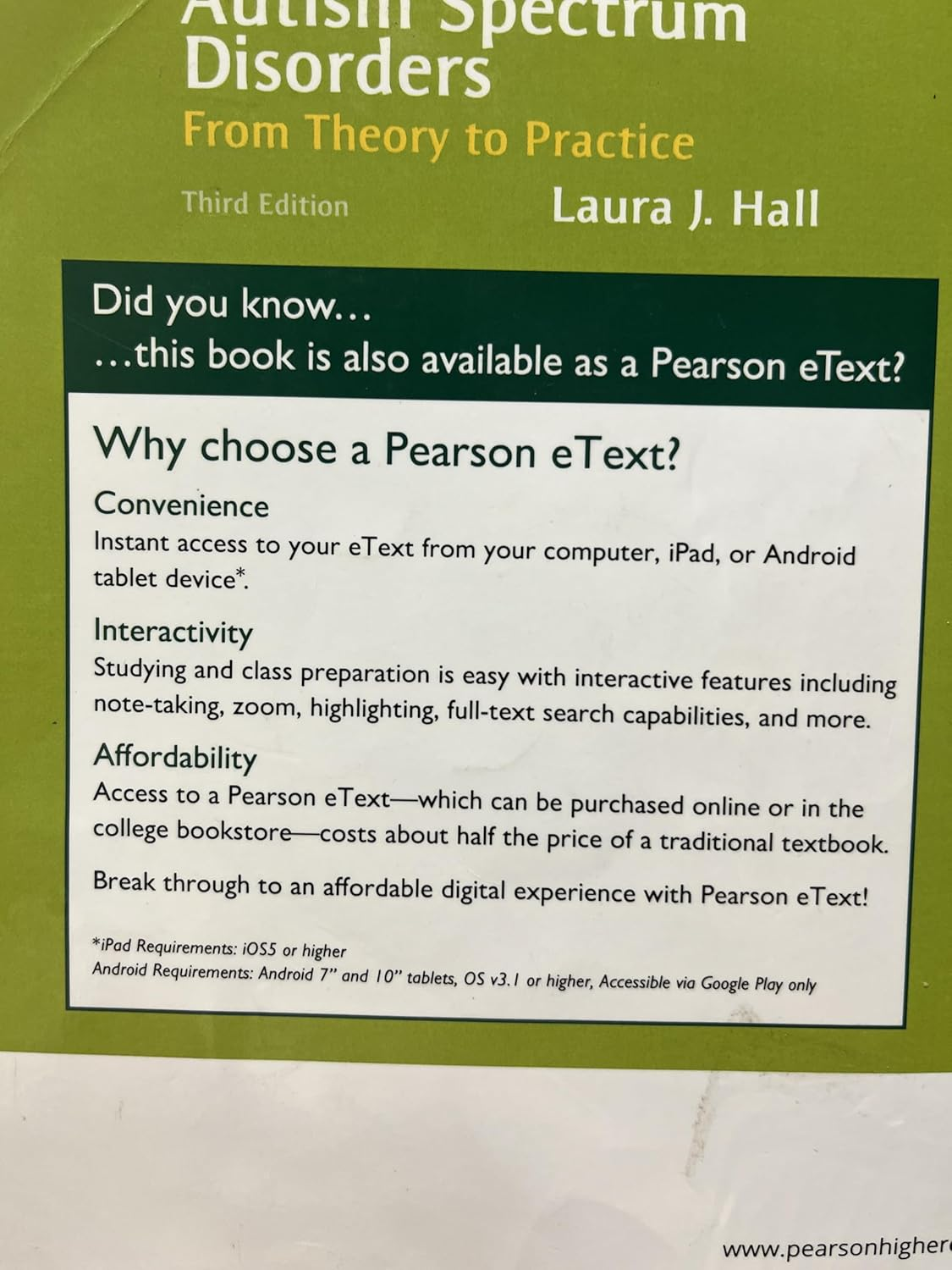 Autism Spectrum Disorders: from Theory to Practice image number 5