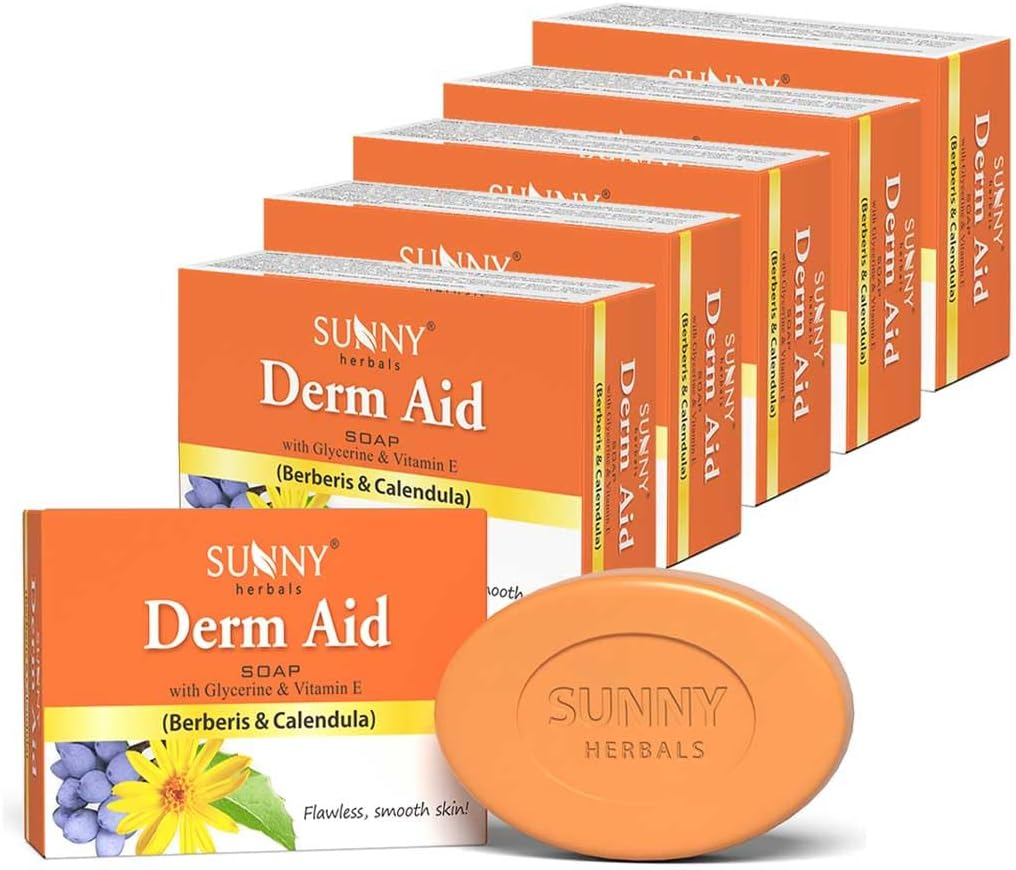 Baksons Sunny Derm Aid Soap with Berberis and Calendula, 75G - Pack of 4 image number 6