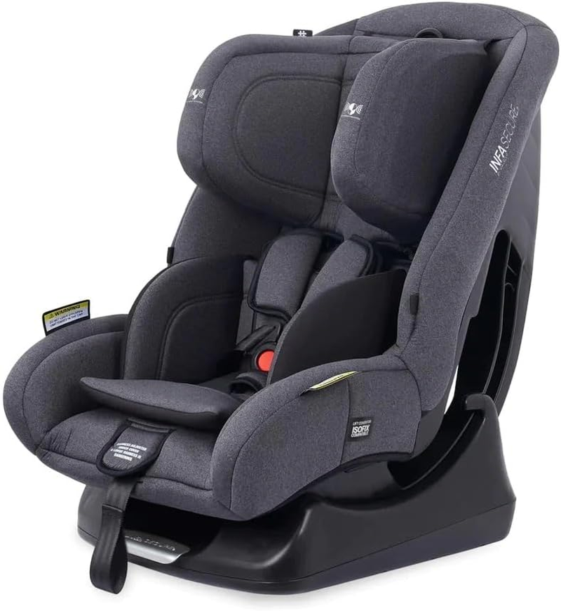 Infasecure Momentum Go Car Seat (Black Fleck) - Isofix (Birth to 4 Years) image number 1