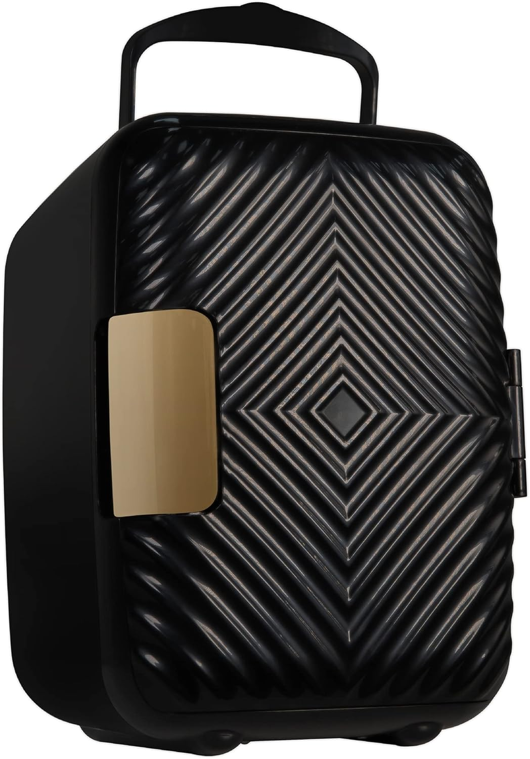 Russell Hobbs 4L/6 Can Portable Mini Cooler & Warmer for Drinks, Cosmetics/Makeup/Skincare, AC/DC Power, Retro Style, Pink, for Bedroom, Home, Caravan, Car RH4CLR1001P