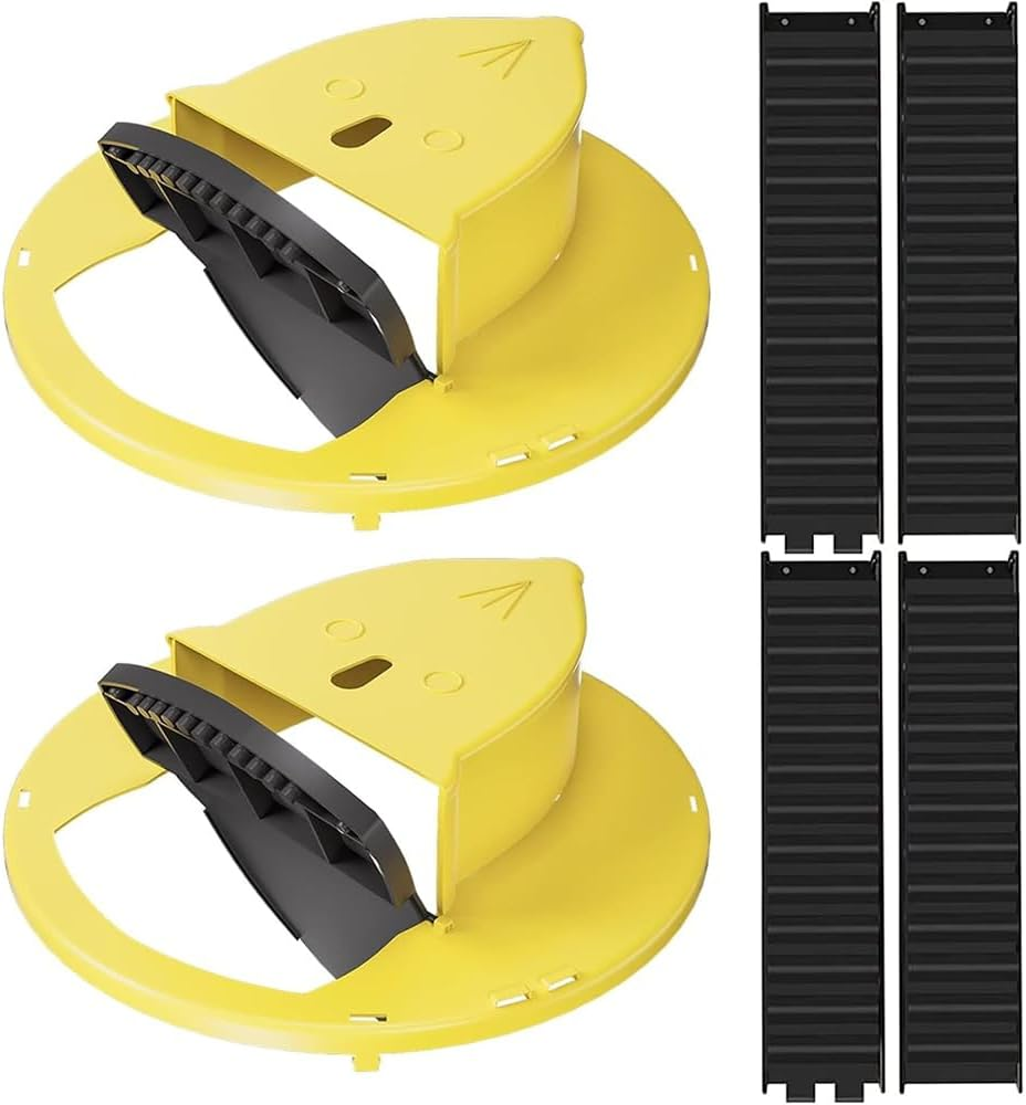 Clamshell Mousetrap,Automatic Reset Trap,Mice Mousetrap with Crawling Ladder,Indoor Outdoor Mousetrap,Mouse Trap Trapdoor Style,For Home, Farm, Warehouse, Garage image number 2