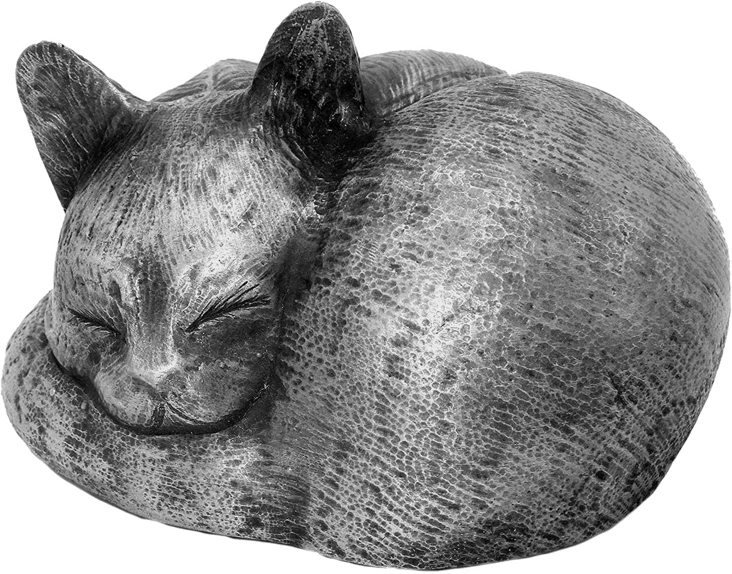 Rainbowbridge at Peace Cat Urn for Ashes - Handcrafted Cat Memorial - Pet Urn Suitable for Indoor & Outdoor Use image number 1