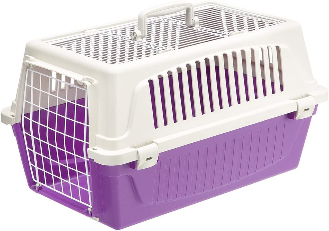 Ferplast Atlas 20 Top Opening Cat and Dog Carrier, Purple