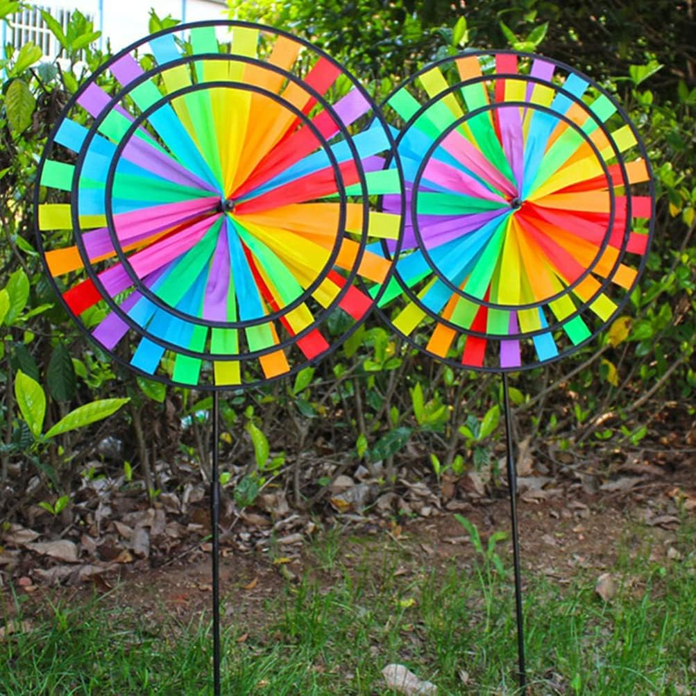 Jojofuny 1Pc Cloth Wind Spinner Christmas Toys Sunflowers Decor Outdoor Decoration Wind Spinners Outdoor Children Toys Cloth Pinwheel Outdoor Sunflower Decor South Korea Windmill to Rotate image number 6