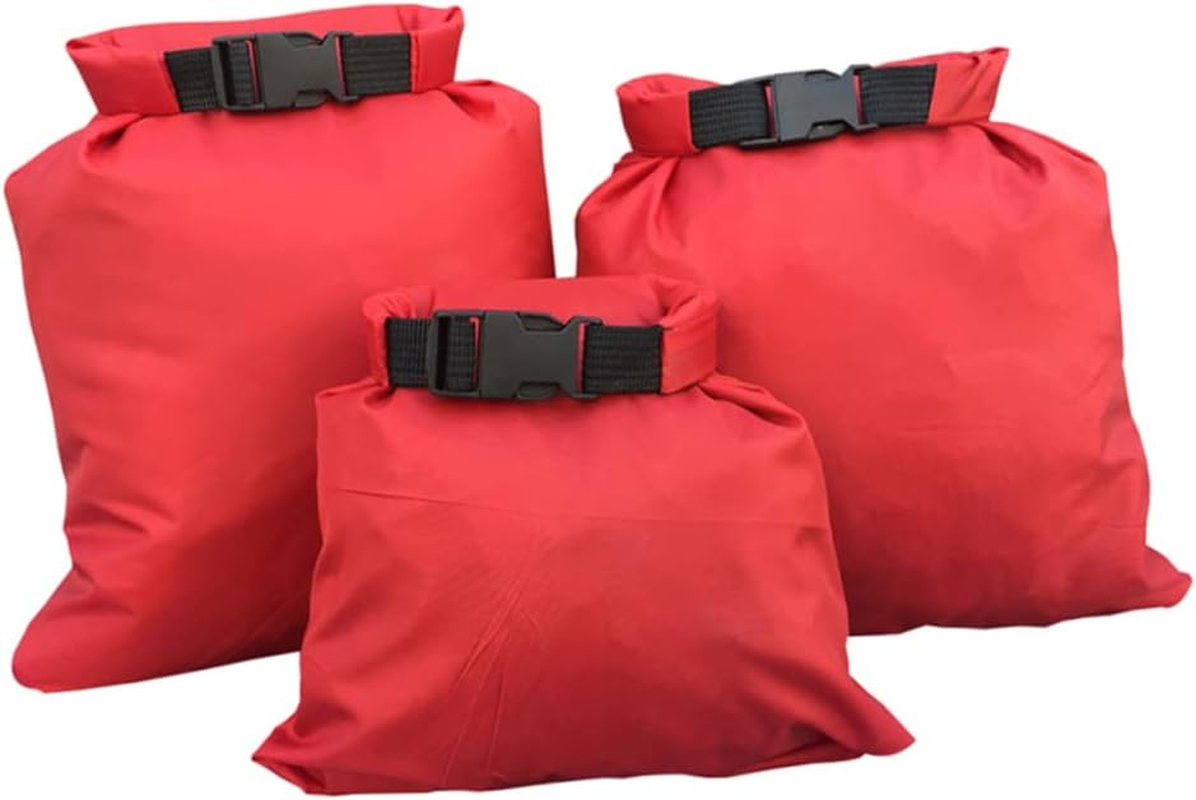 3Pcs Cameras Storage Bag Camera Outdoor Camra Sailing Dry Duffel Bag Black Pouch Three Piece Suit Storage Bags Dry Bag Light Material Bag image number 4