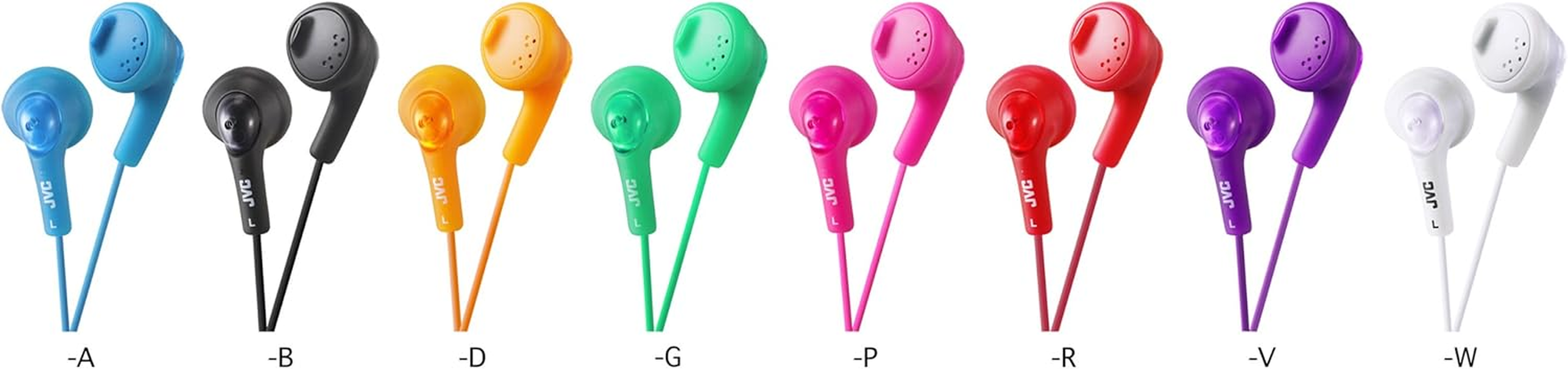 JVC Gumy HA-F160-G-E In-Ear Headphones Stereo Headphones with Bass Boost and 3.5 Mm Jack Cable 1.2 M Green image number 2