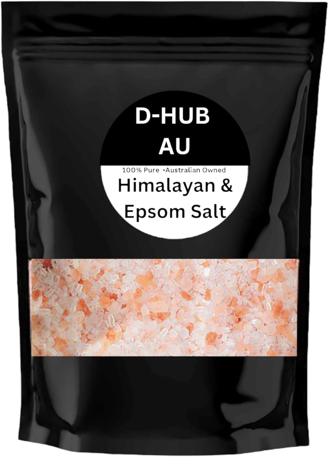 D-HUB AU: (900G) Pure Epsom Salt & Himalayan Pink Salt Bath Magnesium Soak &ndash; 100% Natural, Premium Food Grade (FCC) Combo of Epsom and Himalayan Bath Salts for Ultimate Muscle Relaxation, Detoxification, and Wellness. image number 4