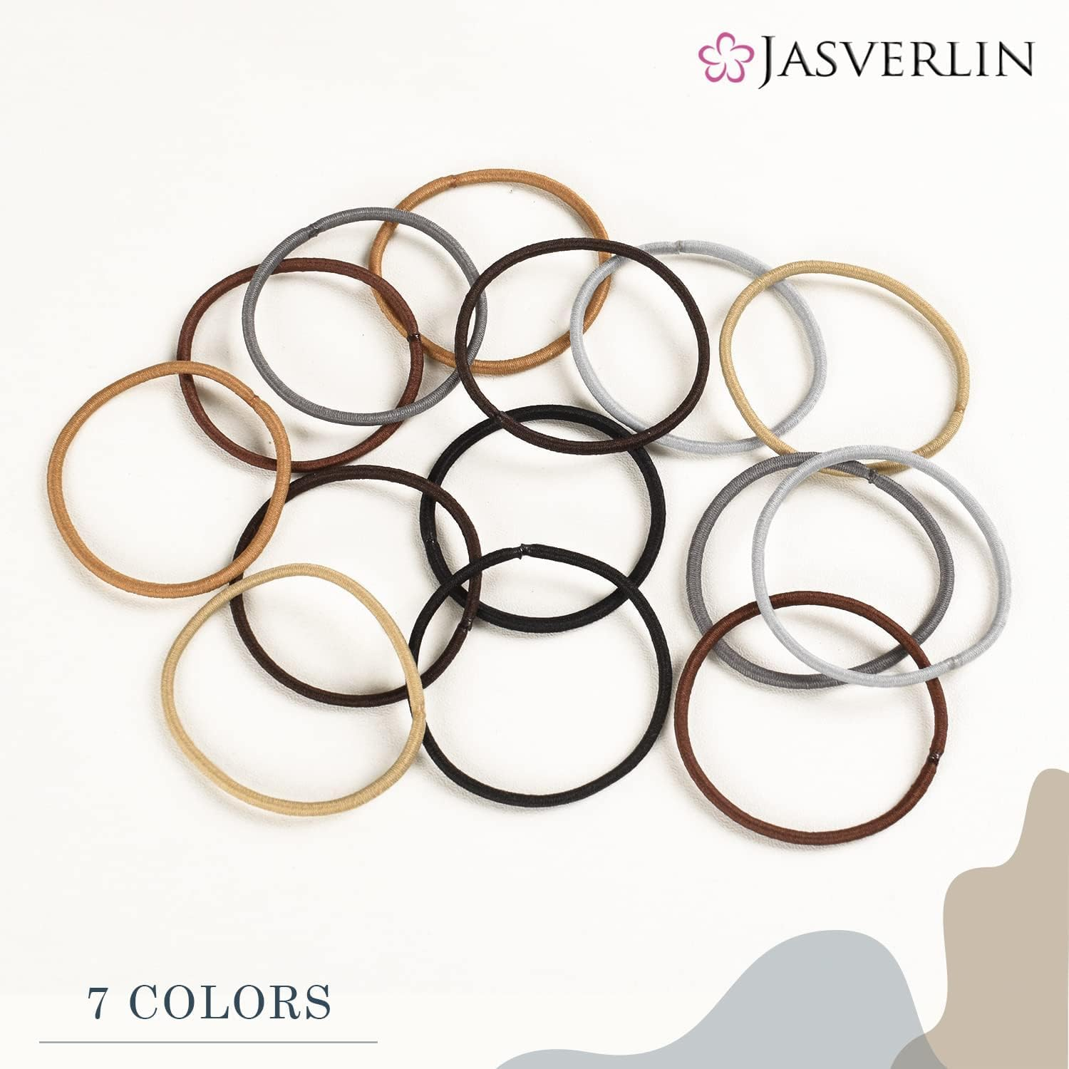 JASVERLIN 2Mm Light Blonde Elastics Hair Ties, Thin Ponytail Holder Hairtie for Women Girls Kids Fine to Medium Texture, No Pull Damage-Free Stretchy Rubber Band Accessories 80 Pcs