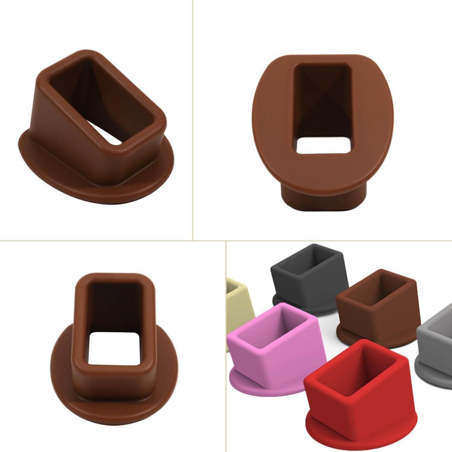 Taicols Seat Belt Buckle Holder, 2 Pcs Seat Belt Holder, Silicone Easy Access Vehicle Seatbelt Booster, Suitable for Most Car Models, Buckle Extender for Kids Car Accessories (Black) image number 1