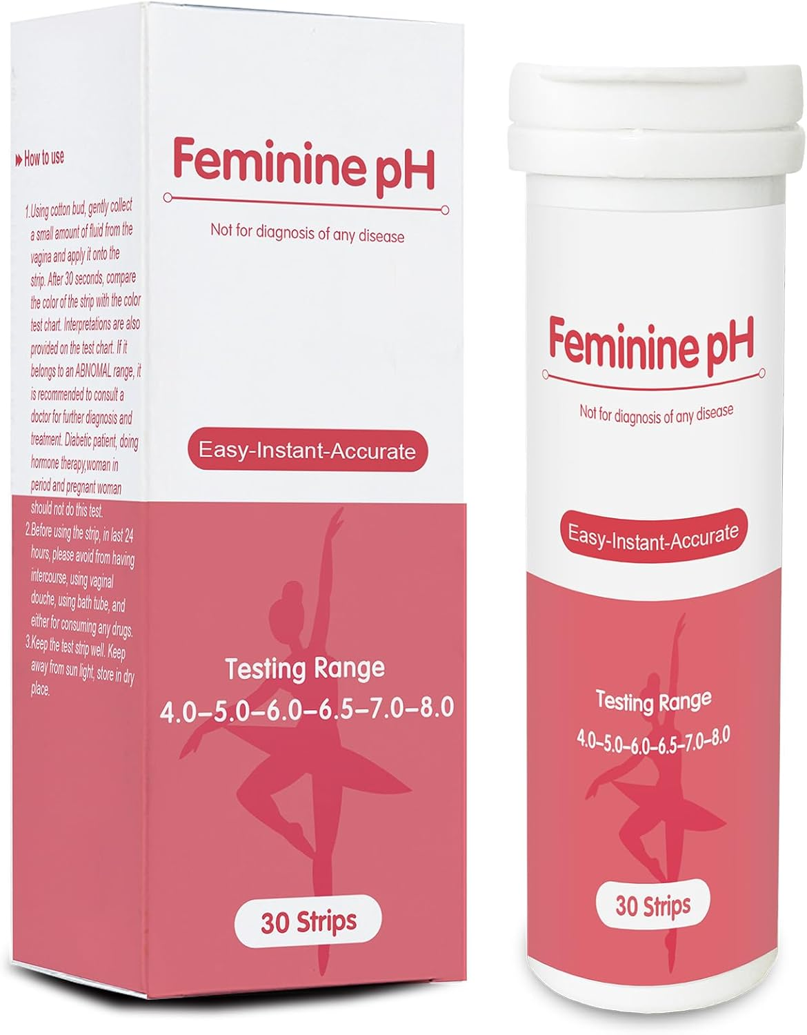 Ph Balance Test Strips, Vaginal Health Ph Test Strips, Feminine Ph Test, Monitor Vaginal Intimate Health & Prevent Infection | Accurate Acidity & Alkalinity Balance [50Ct] image number 4
