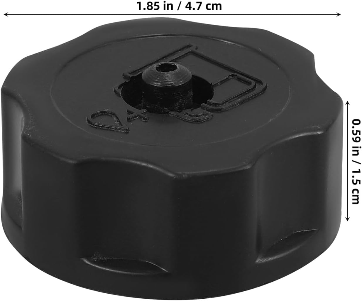 Gatuida Fuel Tank Cap Oil Tank Replacement Cap 43Mm for Various Motorcycle Models