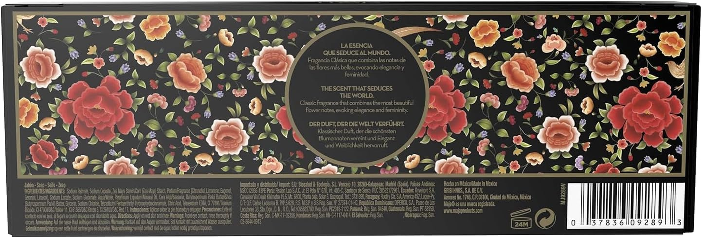 Maja Classic Luxury Perfumed Bar Soap - Moisturizes Your Skin with Glycerin - Delicious and Distinctive Scent - 100G X 18 image number 2