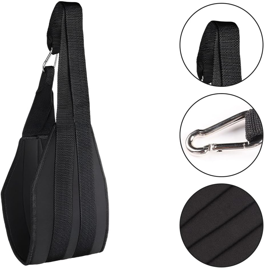 2 Pack Fitness Hanging Ab Straps,Pull up Straps,Arm Pull up Workout Support,Abdominal Training Workout Equipment,Arm Support Slings,Fr Home,Gym Workout image number 6