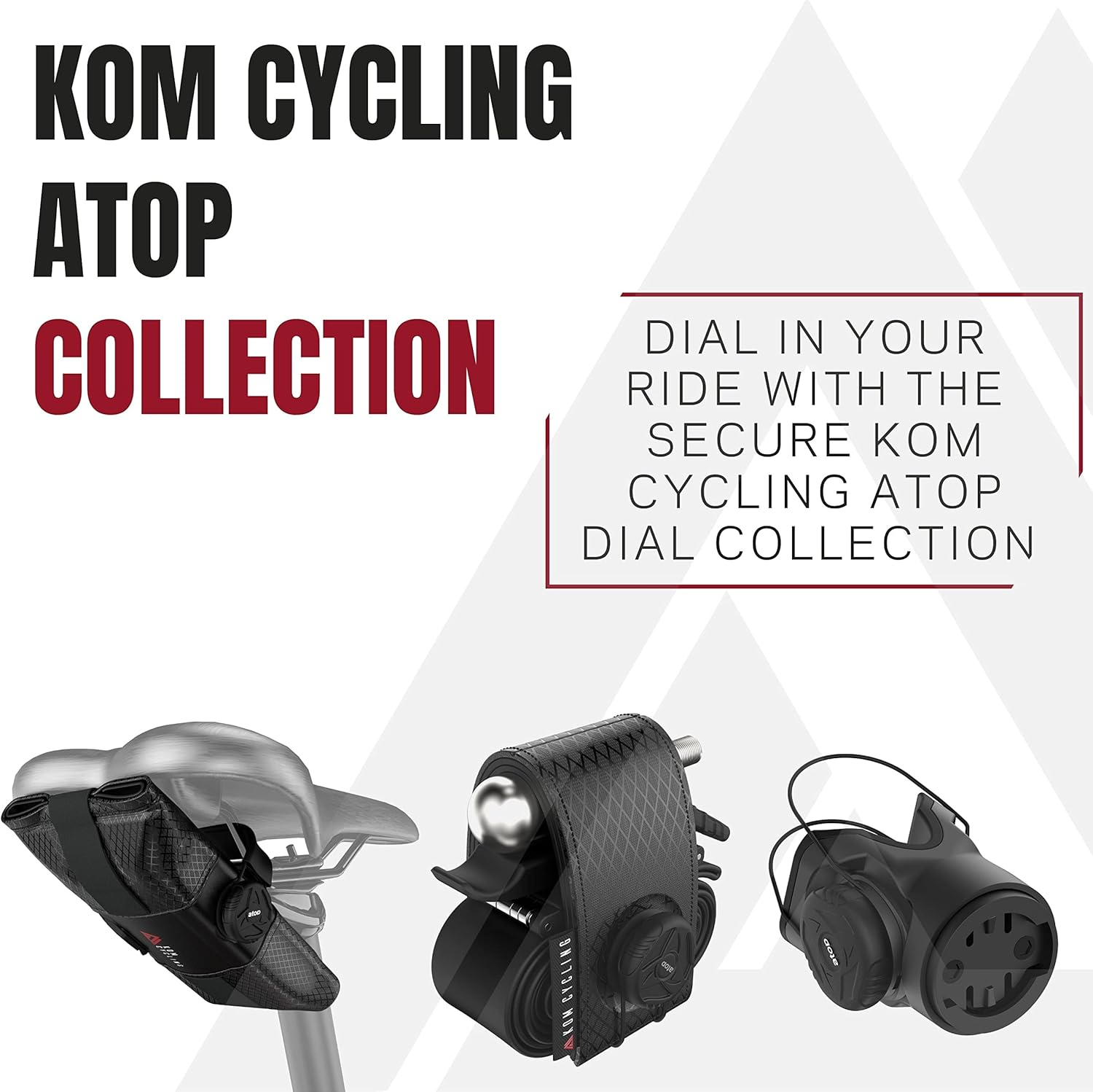 KOM Cycling Saddle Roll with ATOP Dial image number 2
