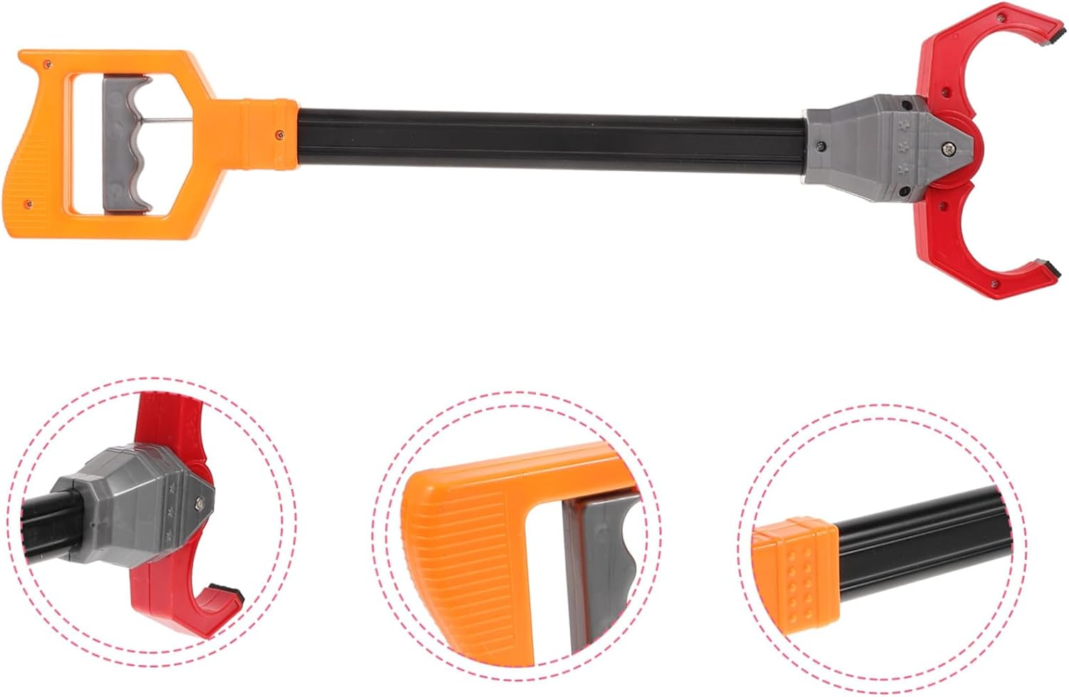 Kisangel Large Trash Picker Waste Paper Grabber Clamp Family Friendly Litter Picker Random Color image number 5