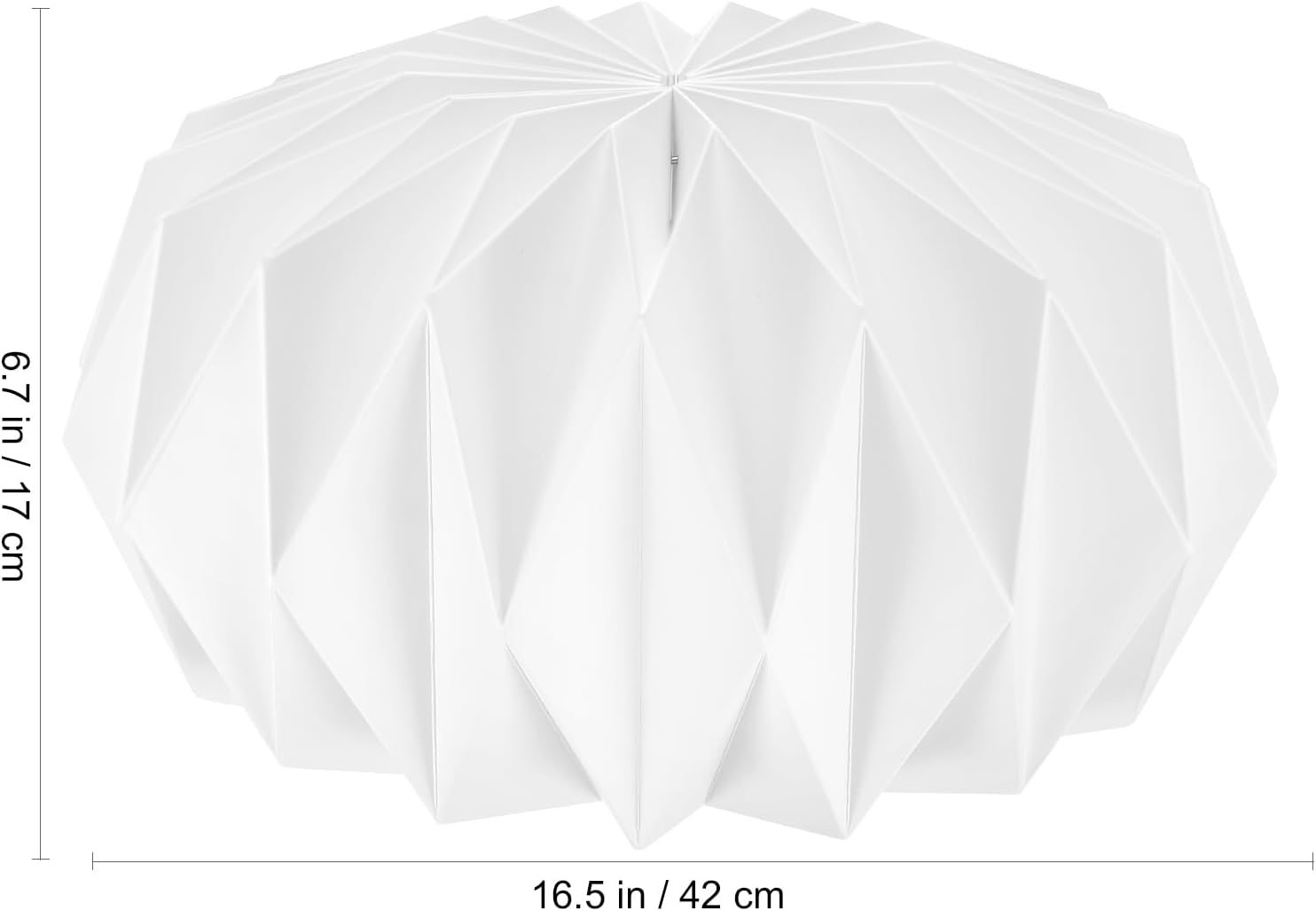 Ibasenice Magnetic Origami Lampshade Light Cover Accessory for Indoor Ceiling Pendant Lamp Easy to Install Decorative Light Shade for Living Room and Bedroom image number 1