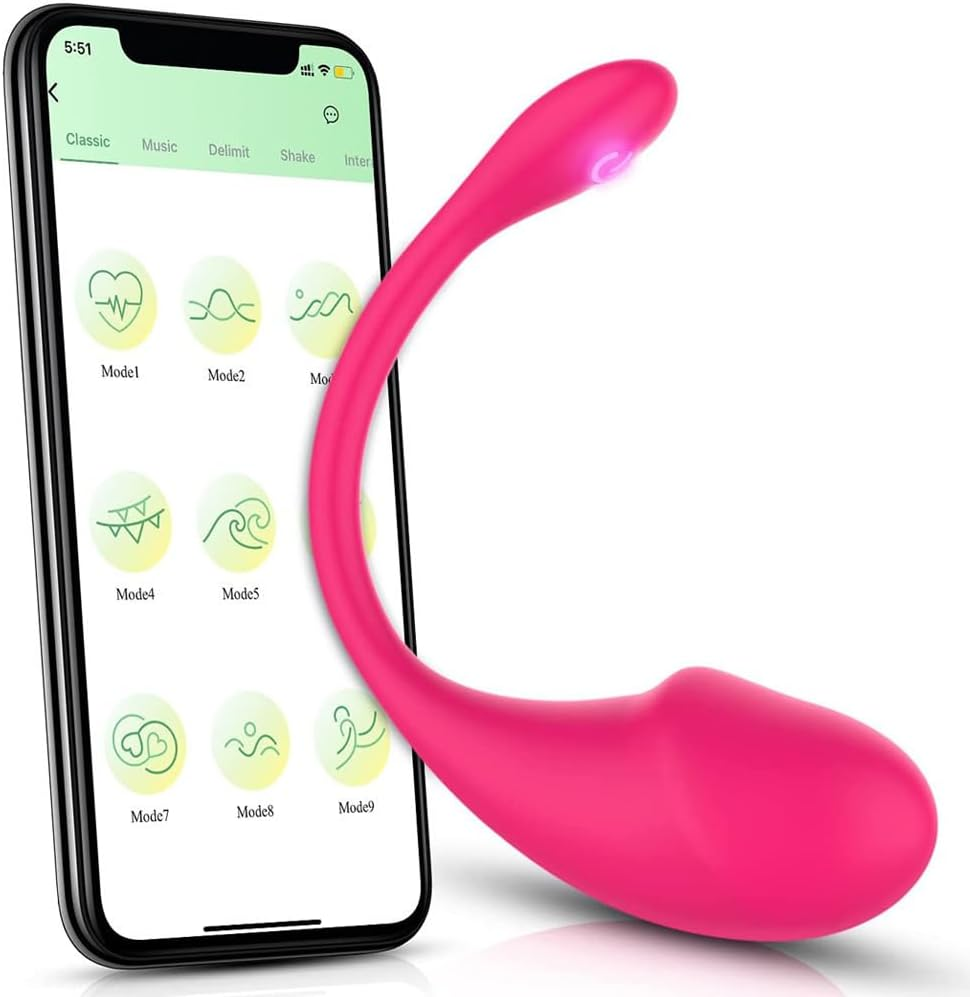 Portable Wearable Panty Vibrators with G-Spot Vibrators for Woman Sex Toys,9 Vibration Modes Nipple Toys for Woman APP Remote Control Vibrator,Waterproof Clitoral Stimulator and Anal Vibrator for Woman or Couple Adult Sex Toys.