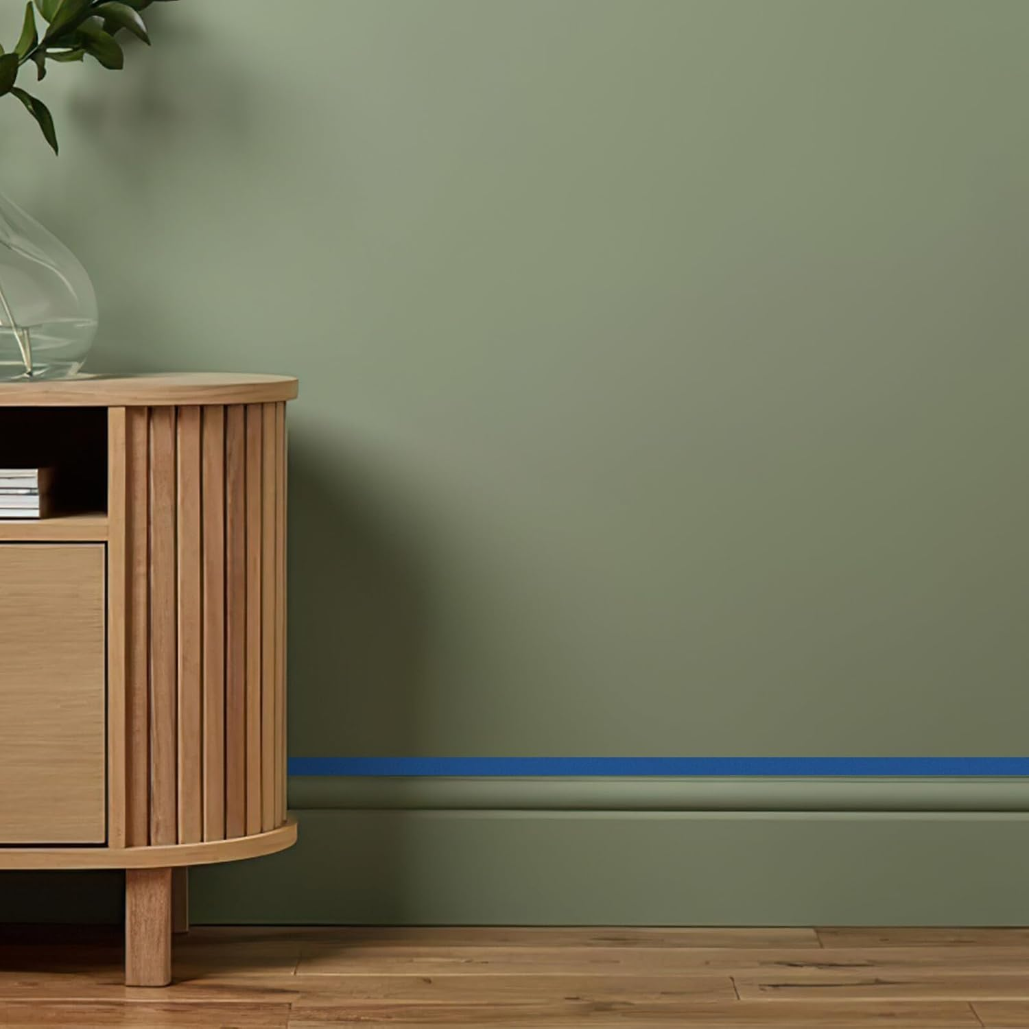 5 Rolls Paint Tape - 1Cm Wide Adhesive Blue Masking Tape Automotive Paint Wall Painting Easy to Cut Edge Trim Model for Home Wall 20M Length image number 4