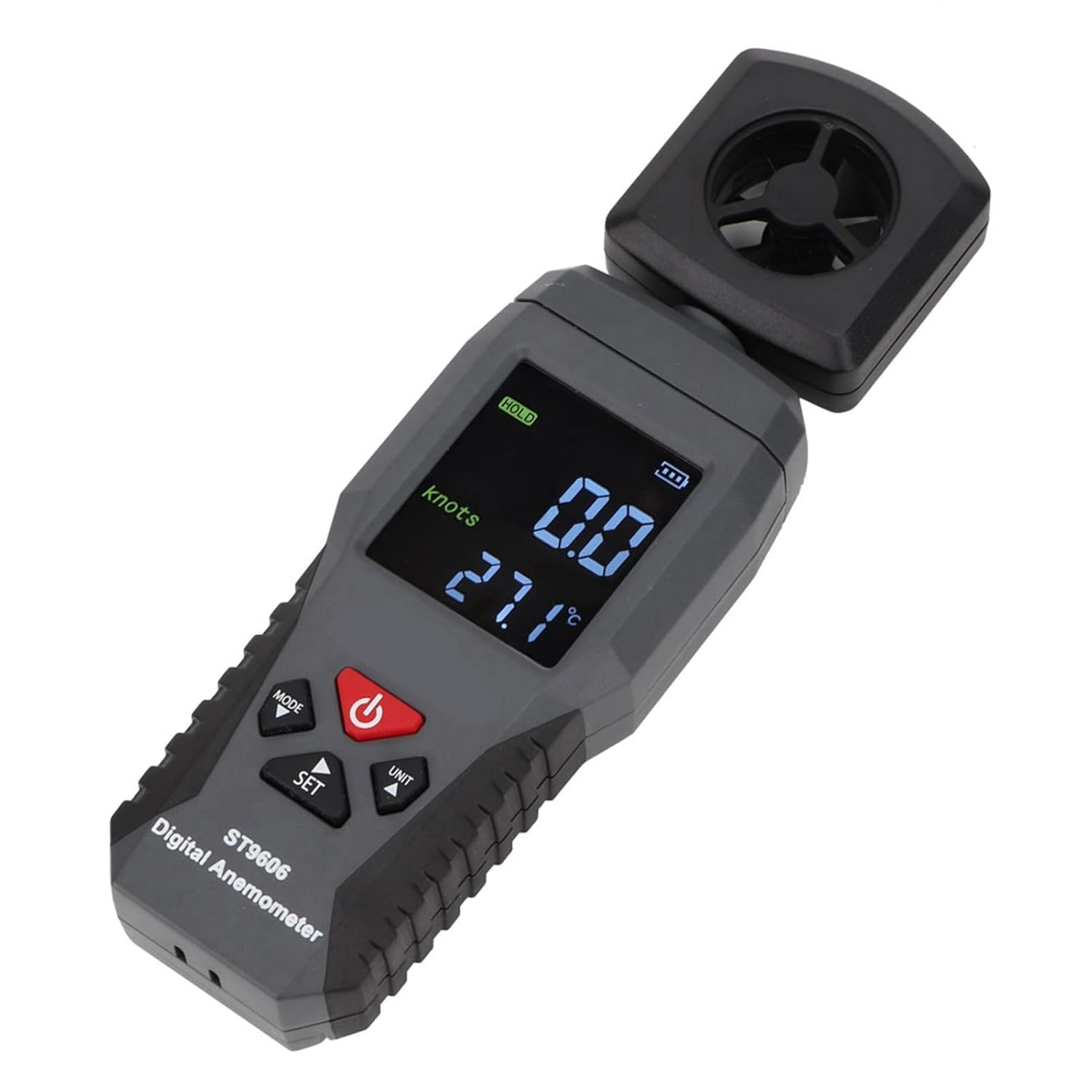 Haofy Portable Anemometer, LCD Display, Wind Speed Meter, Ideal for Hiking and Camping, Measures Velocity, Max Speed Alarm, 14F to 113F image number 4