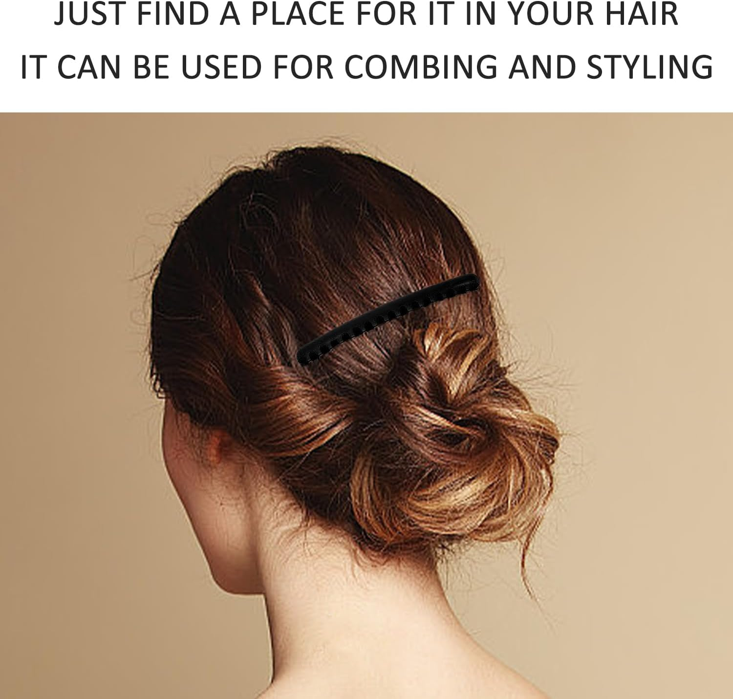 SYEYCW Pack of 15 Hair Combs for Clips, French Twist Hair Side Combs, Plastic Decorative Hair Comb Clips, Decorative Headpiece, French Hair Comb, for Women, Girls, 3 Colours image number 1